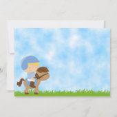 Joli cheval Invitation d'anniversaire pour garçons (Dos)