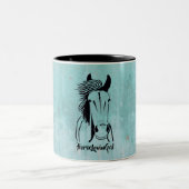 Joli Cheval Turquoise Lovin' Gal Mug (Centre)