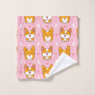 Joli chien de corgi sans couture motif