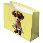 Joli chiot Grand sac cadeau (Dos Angle)