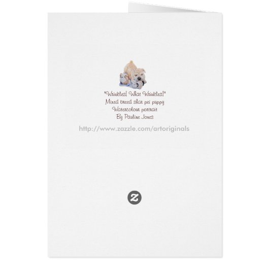 Joli chiot shar pei jouant avec les teddies (Dos)