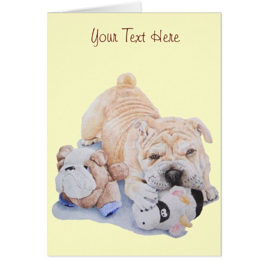 Joli chiot shar pei jouant avec les teddies (Devant)