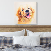 Joli chiot. Son nom est "Heureux". impression sur  (Insitu(Chambre))