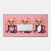 Joli chiot Valentine Buffalo Plaid Musique esthéti (Clavier et souris)