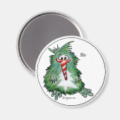 Joli Christmas Kiwi Cartoon Magnet (Recto/Verso)