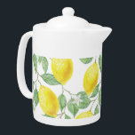 Joli citron jaune<br><div class="desc">Jolie théière aux citrons jaunes. Éclaircissez votre journée avec un citron jaune vif !</div>