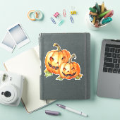 Joli Citrouille Halloween, Sticker (Couverture iPad)