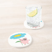 Joli Cochon De Cartoon Avec Dessous de verre Cadea (Côté)