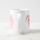 Joli cochon de dessin Jumbo Mug (Dos)