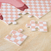 Joli Cochon rose Design Jigsaw Puzzle (Côté)