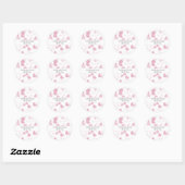 Joli coeur d'amour Sticker Mariage personnalisé (Feuille)