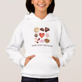 Joli cœur de chocolat coloré chic (Devant)