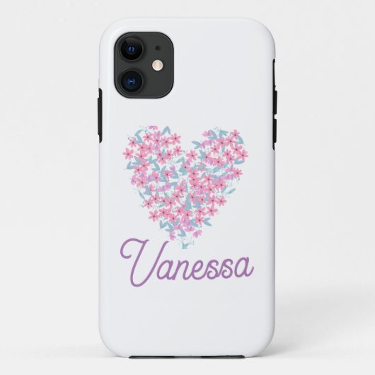 Joli coeur floral iPhone / coque ipad (Dos)