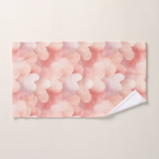 Joli Coeur rose (Serviette à main)