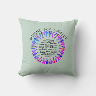 JOLI COFFEE POUR TOUT LE MONDE Coussin Jeté