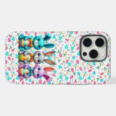 Joli, coloré 3 lapin de Pâques (Verso Horizontal)