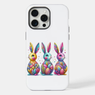 Joli, coloré 3 lapin de Pâques
