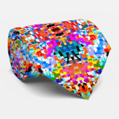Joli coloré carrés abstraits cravate carnet (Roulé)