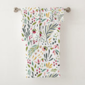 Joli coloré Fruit Fruits bas & Feuilles Motif (En situation)