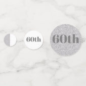 Joli confetti d'anniversaire élégant et personnali (Derrière)