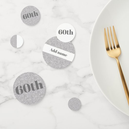 Joli confetti d'anniversaire élégant et personnali (Groupe)