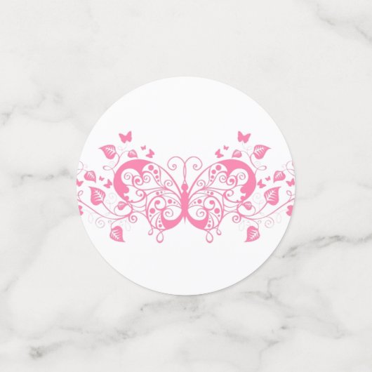 Joli Confetti en Filigree Rose (Petit recto)