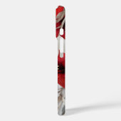 joli coque de fleurs rouges papillons (Verso / Gauche)