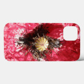 Joli coque ipad de la fleur de pavot rouge (Verso (horizontal))