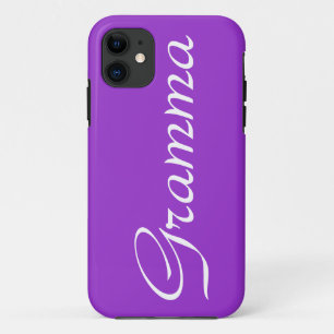 Joli coque iphone de grammaire violet