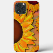 Joli coque iphone d'inspiritisme de tournesol jaun (Verso)