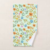 Joli cottagecore fleurs florales (Serviette à main)