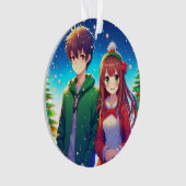 Joli couple d'anime Noël (devant)