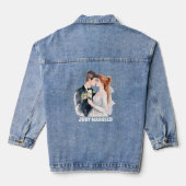 Joli couple marié ajouter le texte Denim Jacket (Verso)
