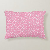 Joli Coussin d'Accent Fleur Rose (Devant)