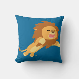 Joli Coussin de caricature Lion