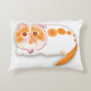 Joli coussin de chat persan exotique