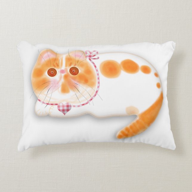 Joli coussin de chat persan exotique (Devant)
