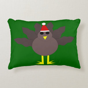 Joli Coussin de dinde de Noël