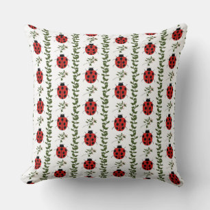 Joli Coussin de Nursery Tache Rouge et Verte