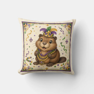 Joli Coussin de Nutria de la Nouvelle-Orléans