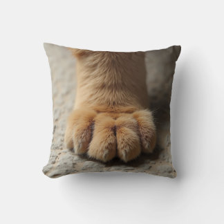 joli coussin de patte de chat