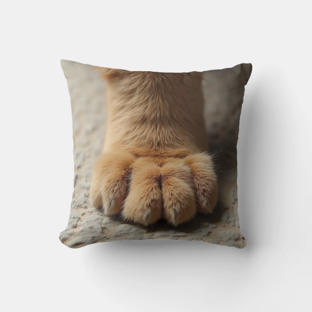 joli coussin de patte de chat (Recto)