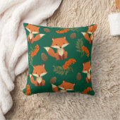 Joli coussin de renard aux couleurs d'automne pour (Couverture)