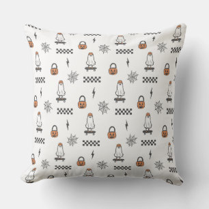 Joli coussin décoratif avec motif de fantôme pour