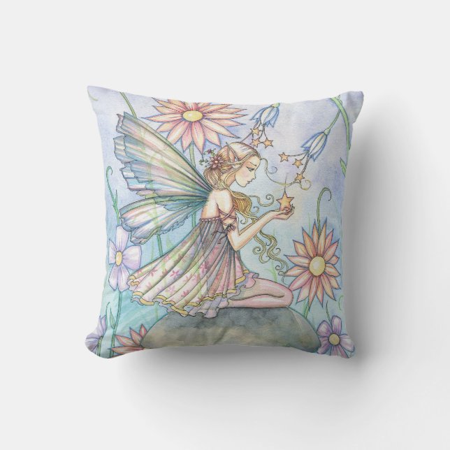 Joli Coussin Fée Fleur (Recto)