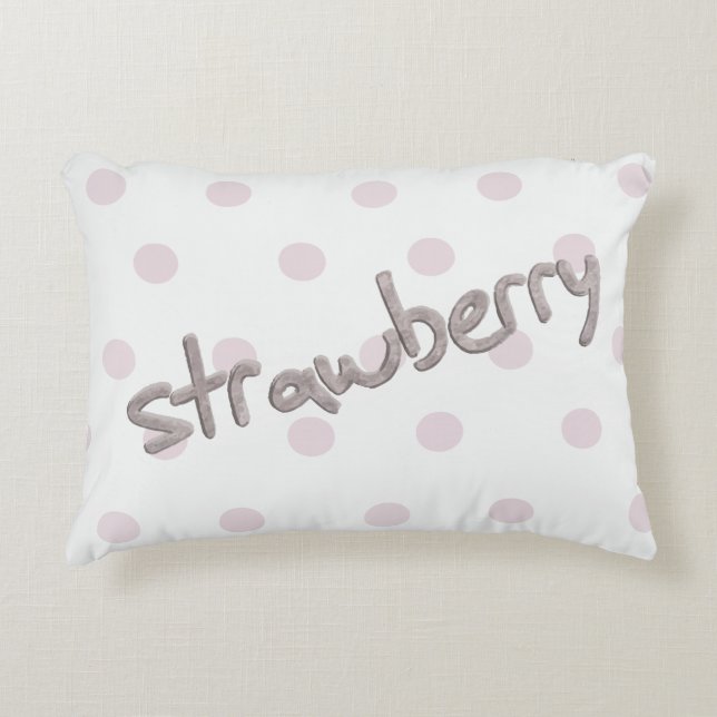 Joli Coussin Fraise (Devant)