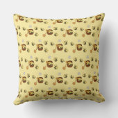 Joli coussin jetable avec miel doux de l'abeille à (Verso)