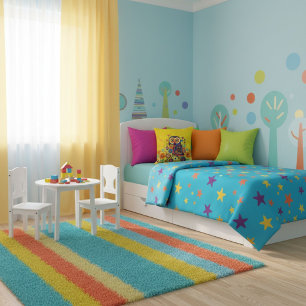 Joli coussin jeté moderne floral animal