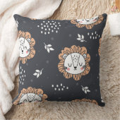 Joli Coussin Lion, Enfants Animal Décoratif (Couverture)