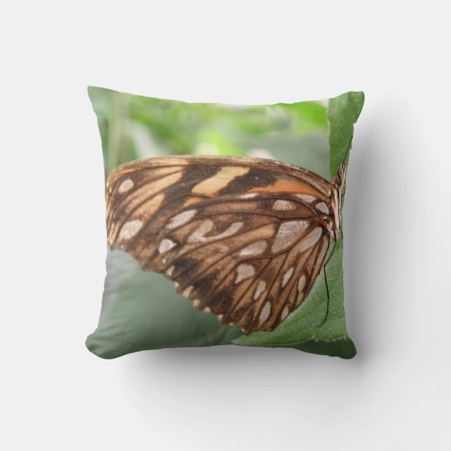Joli Coussin papillon Brown (Recto)